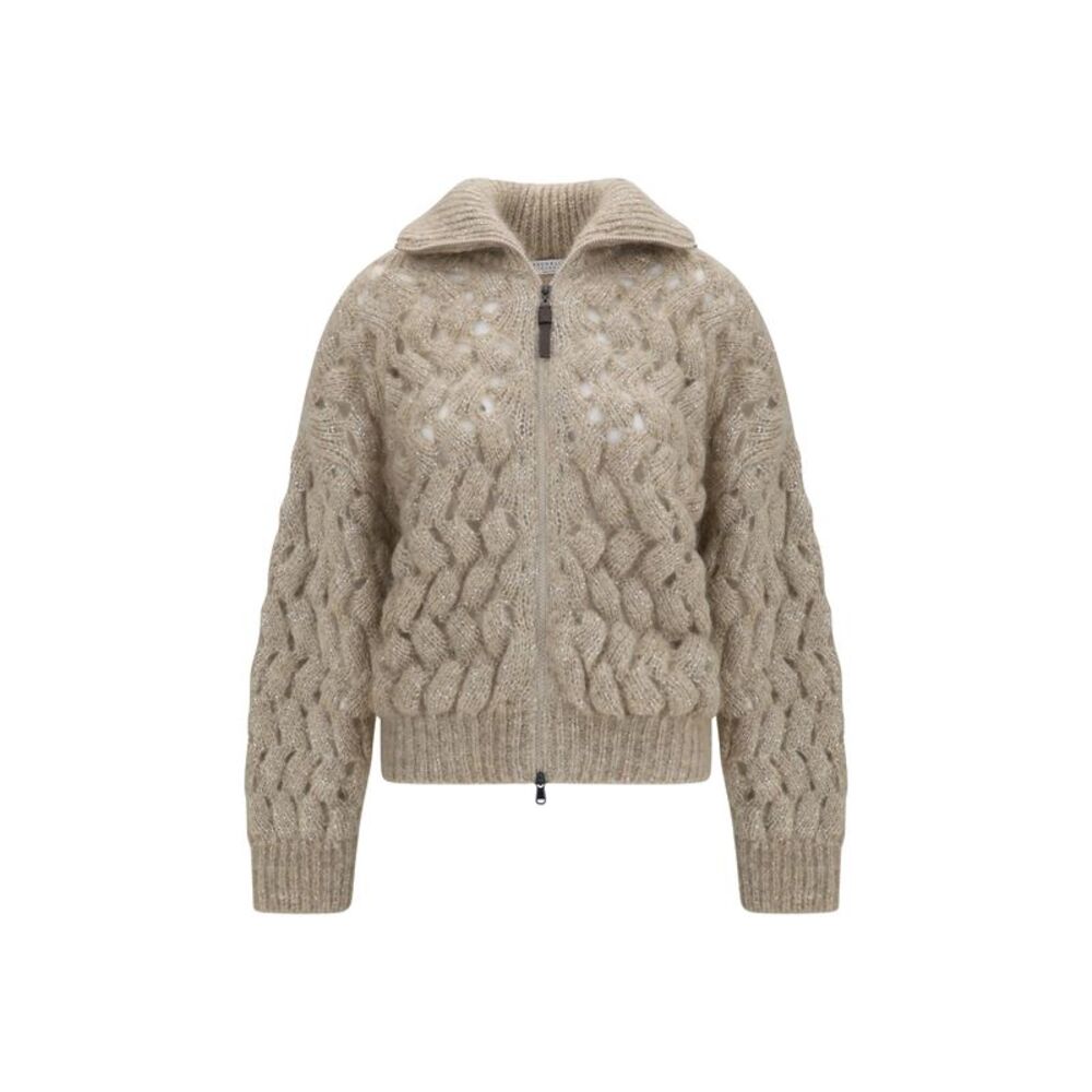 Brunello Cucinelli Women Mohair And Wool Blend Cardigan